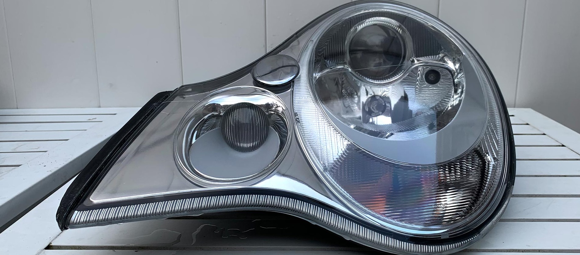 car porche after car headlight restoration by headlights forever